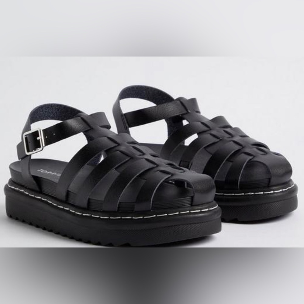 Torrid platform Fisherman Sandal women's 9 wide ww